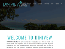 Tablet Screenshot of diniviewboracay.com